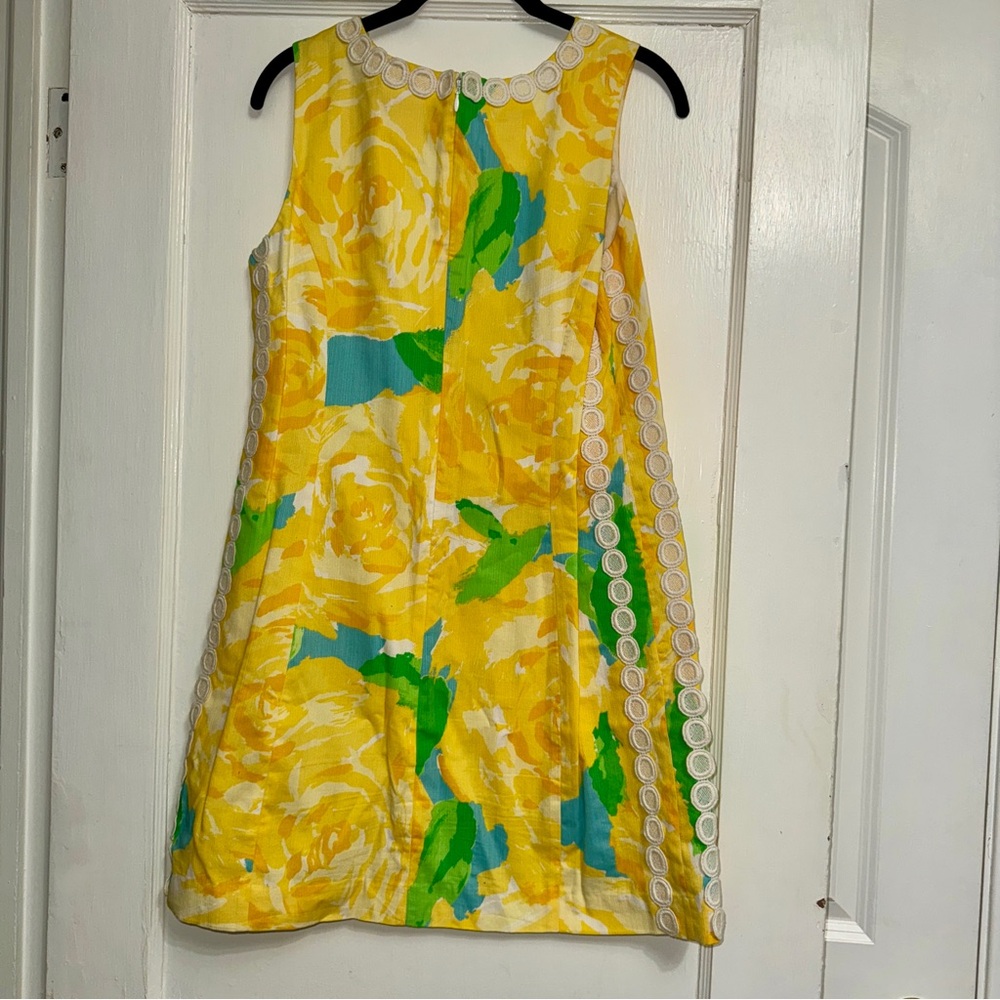 Lilly Pulitzer Mila Shift Dress in Sunglow Yellow - Picture 3 of 6
